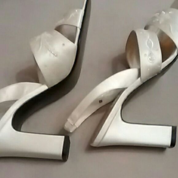 Caparros Embroidered Satin Shoes - Picture 2 of 5